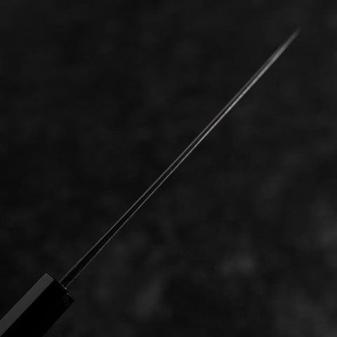 Petty Blue Steel #2 Kurouchi Manche en Buffle et Noyer 135mm-[Musashi]-[Couteaux de cuisine japonais]