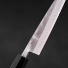 Petty Blue Steel #2 Nashiji Revêtement Inox Manche en Buffle et Bois de Teck 135mm-[Musashi]-[Couteaux de cuisine japonais]