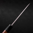 Petty Blue Steel #2 Nashiji Revêtement Inox Manche en Buffle et Bois de Teck 135mm-[Musashi]-[Couteaux de cuisine japonais]