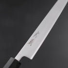 Petty Blue Super Poli Manche en Ébène 150mm-[Musashi]-[Couteaux de cuisine japonais]