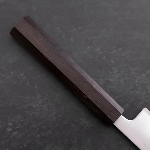 Petty Blue Super Poli Manche en Ébène 150mm-[Musashi]-[Couteaux de cuisine japonais]