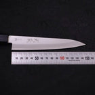 Petty Blue Super Revêtement Inox Poli Manche Urushi Bleu Sombre 145mm-[Musashi]-[Couteaux de cuisine japonais]