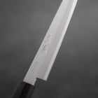 Petty Blue Super Revêtement Inox Poli Manche en Buffle et Ébène 145mm-[Musashi]-[Couteaux de cuisine japonais]