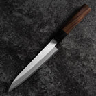 Petty Blue Super Revêtement inox Poli Manche en Bois de Rose 150mm-[Musashi]-[Couteaux de cuisine japonais]