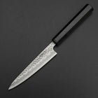 Petty Blue Super Revêtement inox Tsuchime Manche en Buffle et Ébène 135mm-[Musashi]-[Couteaux de cuisine japonais]