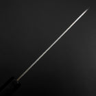 Petty Blue Super Revêtement inox Tsuchime Manche en Buffle et Ébène 135mm-[Musashi]-[Couteaux de cuisine japonais]