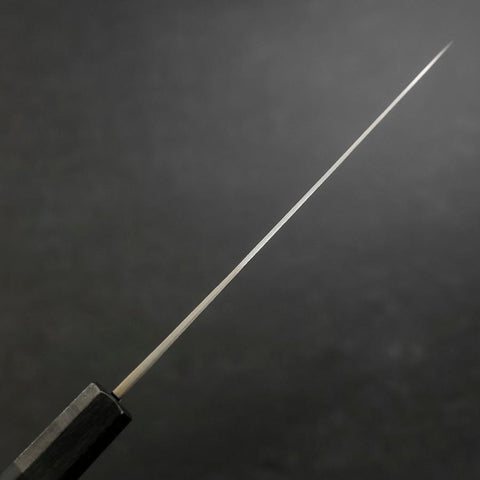 Petty Blue steel #1 Stainless Clad Kurouchi Black Dark Blue Urushi Handle 150mm-[Musashi]-[Couteaux de cuisine japonais]