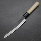 Petty Blue steel #1 Stainless Clad Kurouchi Buffalo Magnolia Handle 150mm-[Musashi]-[Couteaux de cuisine japonais]