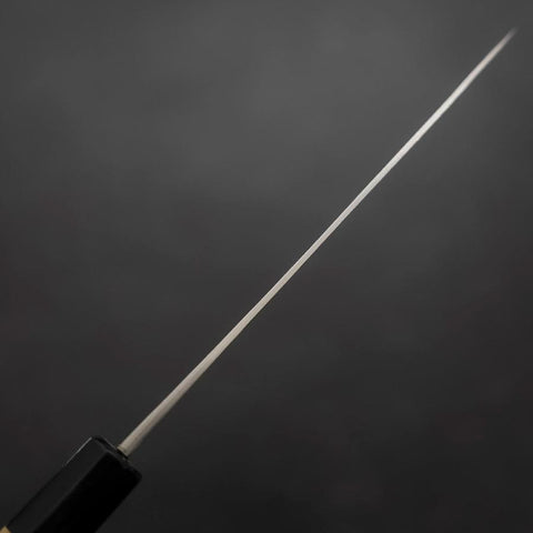 Petty Blue steel #1 Stainless Clad Kurouchi Buffalo Magnolia Handle 150mm-[Musashi]-[Couteaux de cuisine japonais]