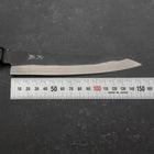 Petty Blue steel #1 Stainless Clad Kurouchi Buffalo Magnolia Handle 150mm-[Musashi]-[Couteaux de cuisine japonais]
