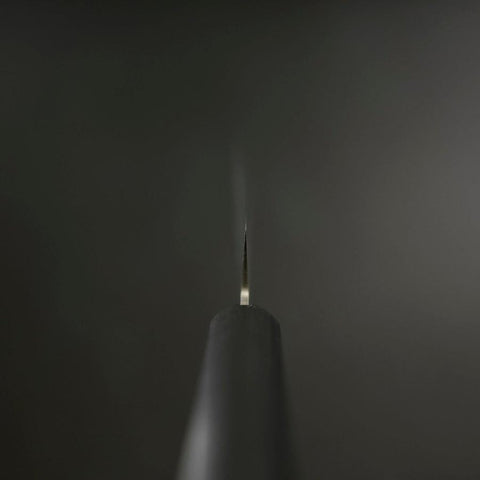 Petty Blue Steel #2 Poli Manche Occidental Noir 150mm-[Musashi]-[Couteaux de cuisine japonais]