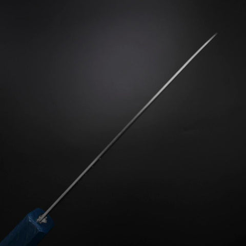 Petty Chromax Poli Manche Urushi Bleu 150mm-[Musashi]-[Couteaux de cuisine japonais]