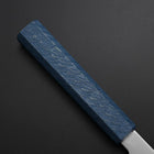 Petty Chromax Poli Manche Urushi Bleu 150mm-[Musashi]-[Couteaux de cuisine japonais]