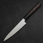 Petty Chromax Poli Manche en Buffle et Ébène 150mm-[Musashi]-[Couteaux de cuisine japonais]
