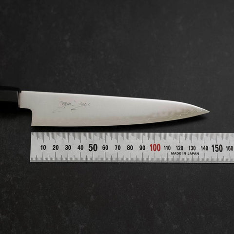 Petty Chromax Poli Manche en Buffle et Ébène 150mm-[Musashi]-[Couteaux de cuisine japonais]