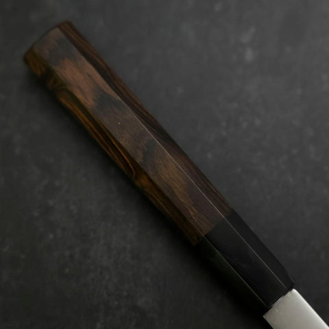 Petty Chromax Poli Manche en Buffle et Ébène 150mm-[Musashi]-[Couteaux de cuisine japonais]