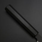 Petty Cobalt Stainless Kurouchi Damas Manche en Buffle et Ébène 150mm-[Musashi]-[Couteaux de cuisine japonais]