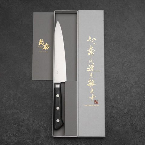 Petty Molybdène Poli Manche Occidental Pourpre 150mm-[Musashi]-[Couteaux de cuisine japonais]