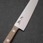Petty Molybdène Poli Manche Occidental en Magnolia 135mm-[Musashi]-[Couteaux de cuisine japonais]