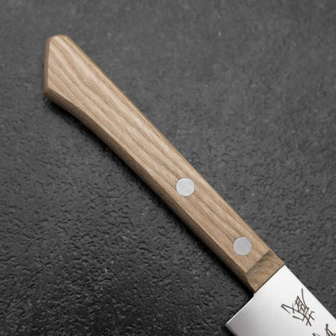 Petty Molybdène Poli Manche Occidental en Magnolia 135mm-[Musashi]-[Couteaux de cuisine japonais]