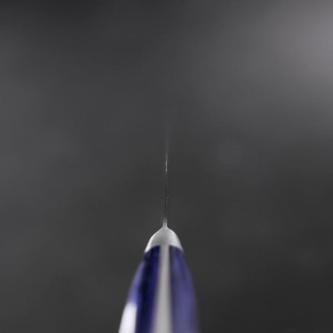 Petty Molybdenum Poli Manche Occidental Bleu 120mm-[Musashi]-[Couteaux de cuisine japonais]