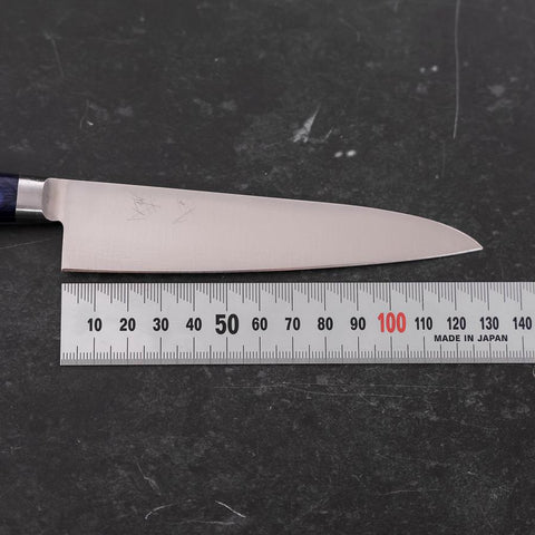 Petty Molybdenum Poli Manche Occidental Bleu 120mm-[Musashi]-[Couteaux de cuisine japonais]