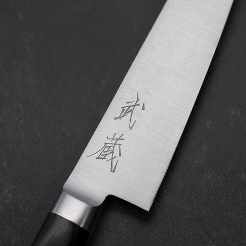 Petty Molybdenum Poli Manche Occidental Noir 120mm-[Musashi]-[Couteaux de cuisine japonais]