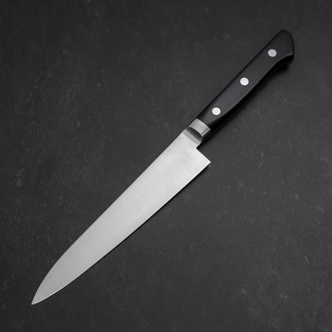 Petty Molybdenum Poli Manche Occidental Noir 150mm-[Musashi]-[Couteaux de cuisine japonais]