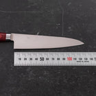 Petty Molybdenum Poli Manche Occidental Rouge 120mm-[Musashi]-[Couteaux de cuisine japonais]