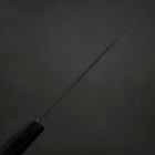 Petty Revêtement Inox Blue Super Kurouchi Tsuchime Manche en Buffle et Ébène 135mm-[Musashi]-[Couteaux de cuisine japonais]