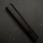 Petty Revêtement Inox Blue Super Kurouchi Tsuchime Manche en Buffle et Ébène 135mm-[Musashi]-[Couteaux de cuisine japonais]