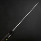 Petty Revêtement Inox Blue Super Poli Manche Occidental Rouge et Noir 150mm-[Musashi]-[Couteaux de cuisine japonais]