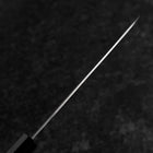 Petty Revêtement Inox White Steel #2 Poli Manche en Buffle et Ébène 170mm-[Musashi]-[Couteaux de cuisine japonais]