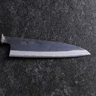 Petty Revêtement inox Blue Steel #2 Kurouchi Manche Urushi Pourpre 150mm-[Musashi]-[Couteaux de cuisine japonais]