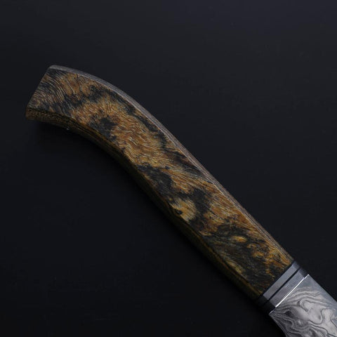Petty SG-2 Damas Manche Occidental en Ébène Doré 155mm-[Musashi]-[Couteaux de cuisine japonais]