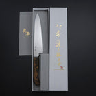 Petty SG-2 Damas Manche Occidental en Ébène Doré 155mm-[Musashi]-[Couteaux de cuisine japonais]