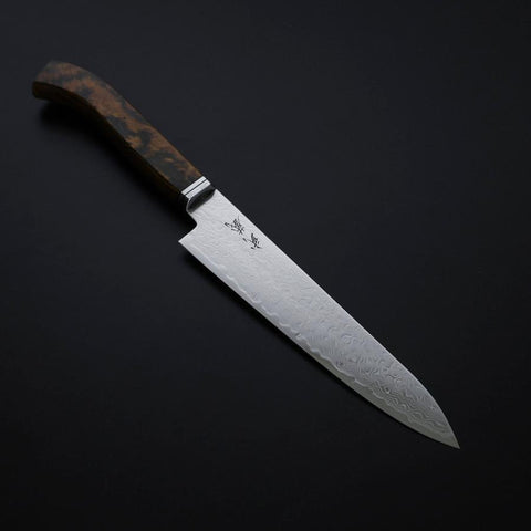 Petty SG-2 Damas Manche Occidental en Ébène Doré 155mm-[Musashi]-[Couteaux de cuisine japonais]