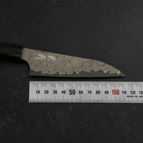 Petty SG-2 Damas Manche en Buffle et Bois de Teck 120mm-[Musashi]-[Couteaux de cuisine japonais]