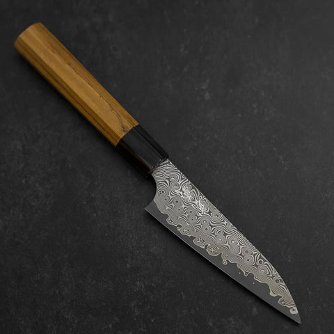 Petty SG-2 Damas Manche en Buffle et Bois de Teck 120mm-[Musashi]-[Couteaux de cuisine japonais]