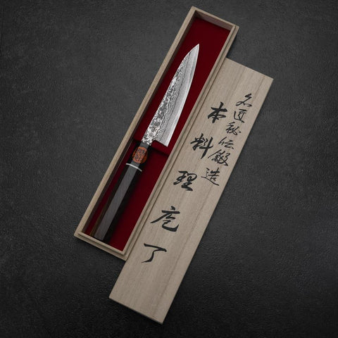 Petty SG-2 Damas Manche en Ébène 135mm-[Musashi]-[Couteaux de cuisine japonais]