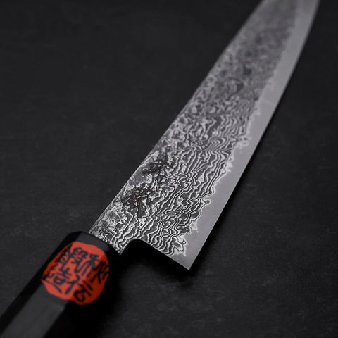 Petty SG-2 Damascus Ebony Handle 150mm (5.9”)-[Musashi]-[Couteaux de cuisine japonais]