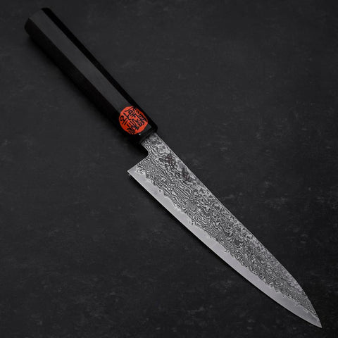 Petty SG-2 Damascus Ebony Handle 150mm (5.9”)-[Musashi]-[Couteaux de cuisine japonais]