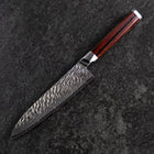 Petty SG-2 Miroir Tsuchime Damas Manche en Acajou Octogonal 150mm-[Musashi]-[Couteaux de cuisine japonais]