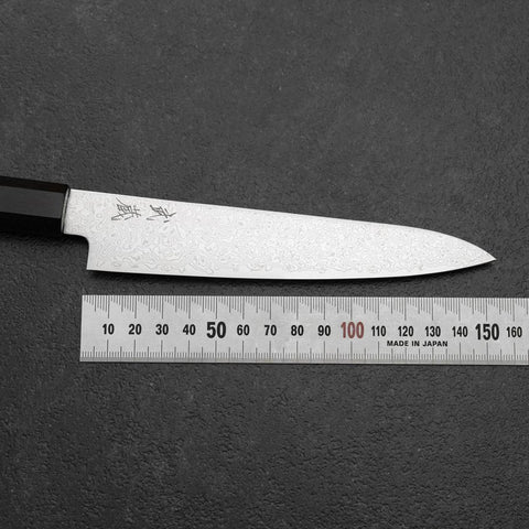 Petty SG-2 Nickel Damas Manche en Ébène 150mm-[Musashi]-[Couteaux de cuisine japonais]