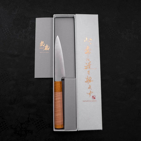Petty SG-2 Poli Manche en Érable Jaune 120mm-[Musashi]-[Couteaux de cuisine japonais]