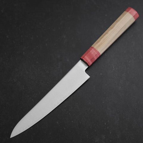 Petty SG-2 Poli Manche en Érable Rouge 150mm-[Musashi]-[Couteaux de cuisine japonais]