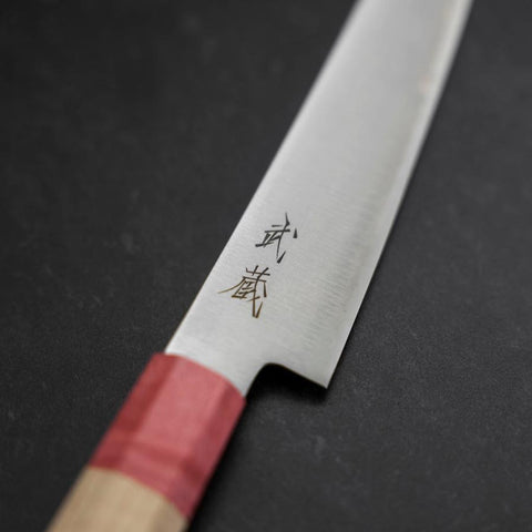 Petty SG-2 Poli Manche en Érable Rouge 150mm-[Musashi]-[Couteaux de cuisine japonais]