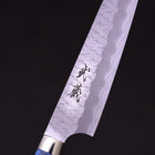 Petty SG-2 Tsuchime Manche Occidental en Turquoise Bleu 150mm-[Musashi]-[Couteaux de cuisine japonais]