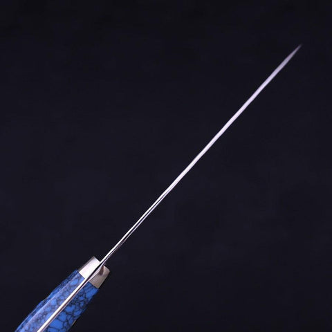 Petty SG-2 Tsuchime Manche Occidental en Turquoise Bleu 150mm-[Musashi]-[Couteaux de cuisine japonais]