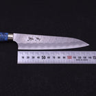 Petty SG-2 Tsuchime Manche Occidental en Turquoise Bleu 150mm-[Musashi]-[Couteaux de cuisine japonais]